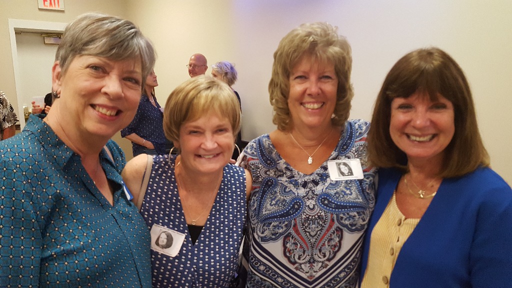 Left to Right:  Chris Hickey, Chris Albrecht, Marlene Stachler & Cathy Carton